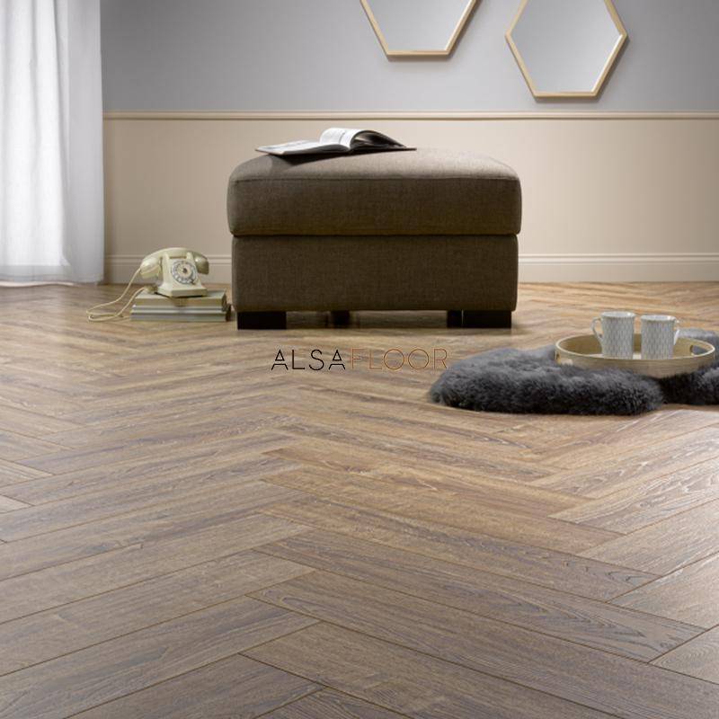 Ламинат "Alsafloor" Herringbone Дуб Балеарский (640*143*12 мм) — купить в Симферополе