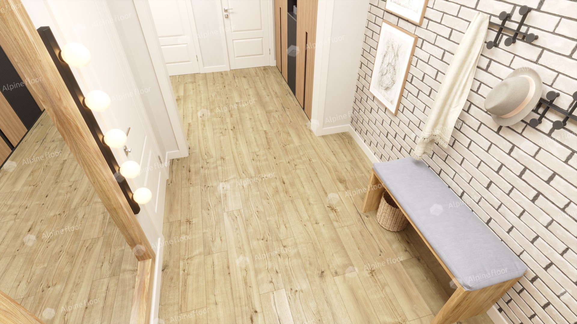 Ламинат "Alpine Floor" Дуб Эмпуриабрава (1285*192*8 мм) — купить в Симферополе