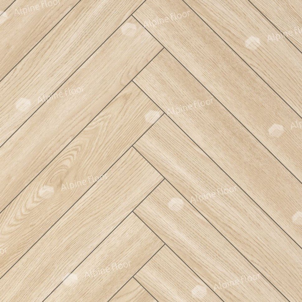 Ламинат "Alpine Floor" Herringbone 12 Дуб Эльба (600*100*12 мм) — купить в Симферополе