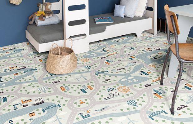 Линолеум бытовой "IVC" Neo Karta 82 (3м) — купить в Симферополе