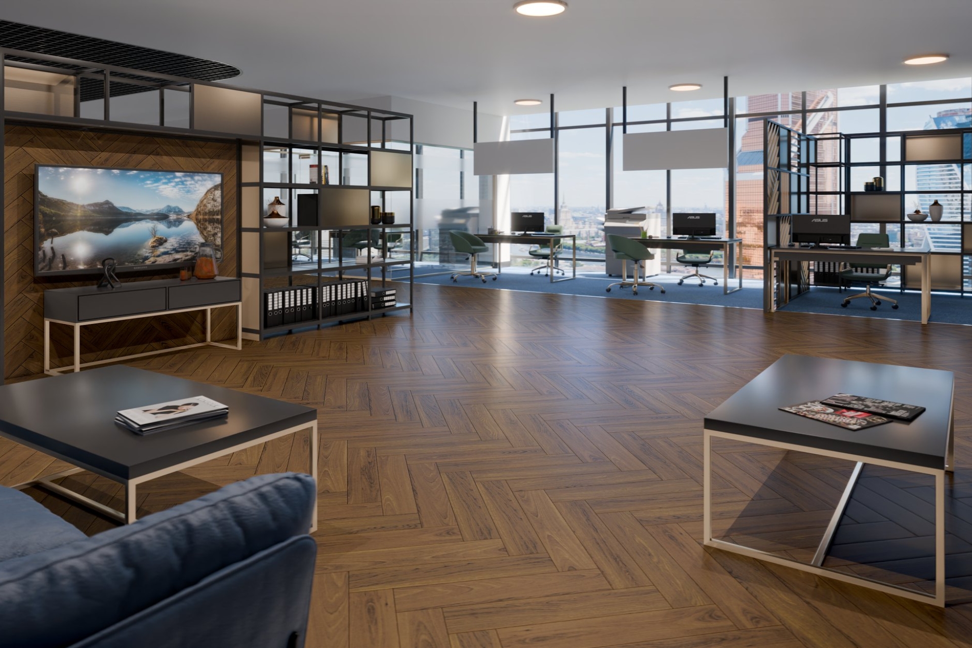 Инженерный паркет «Damy Floor» Ореховый (укладка елочкой) — купить в Симферополе