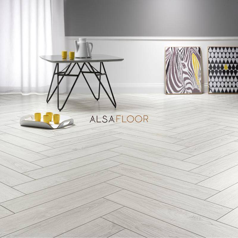 Ламинат "Alsafloor" Herringbone Дуб Полярный (640*143*12 мм) — купить в Симферополе