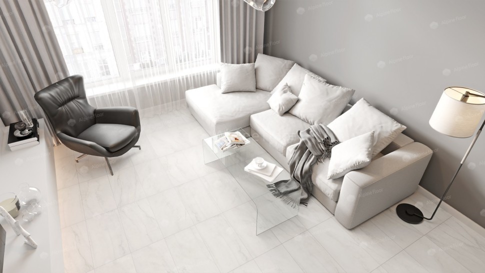 Виниловая плитка "Alpine Floor" Light Stone Брайс (608*303*2,5 мм) — купить в Симферополе