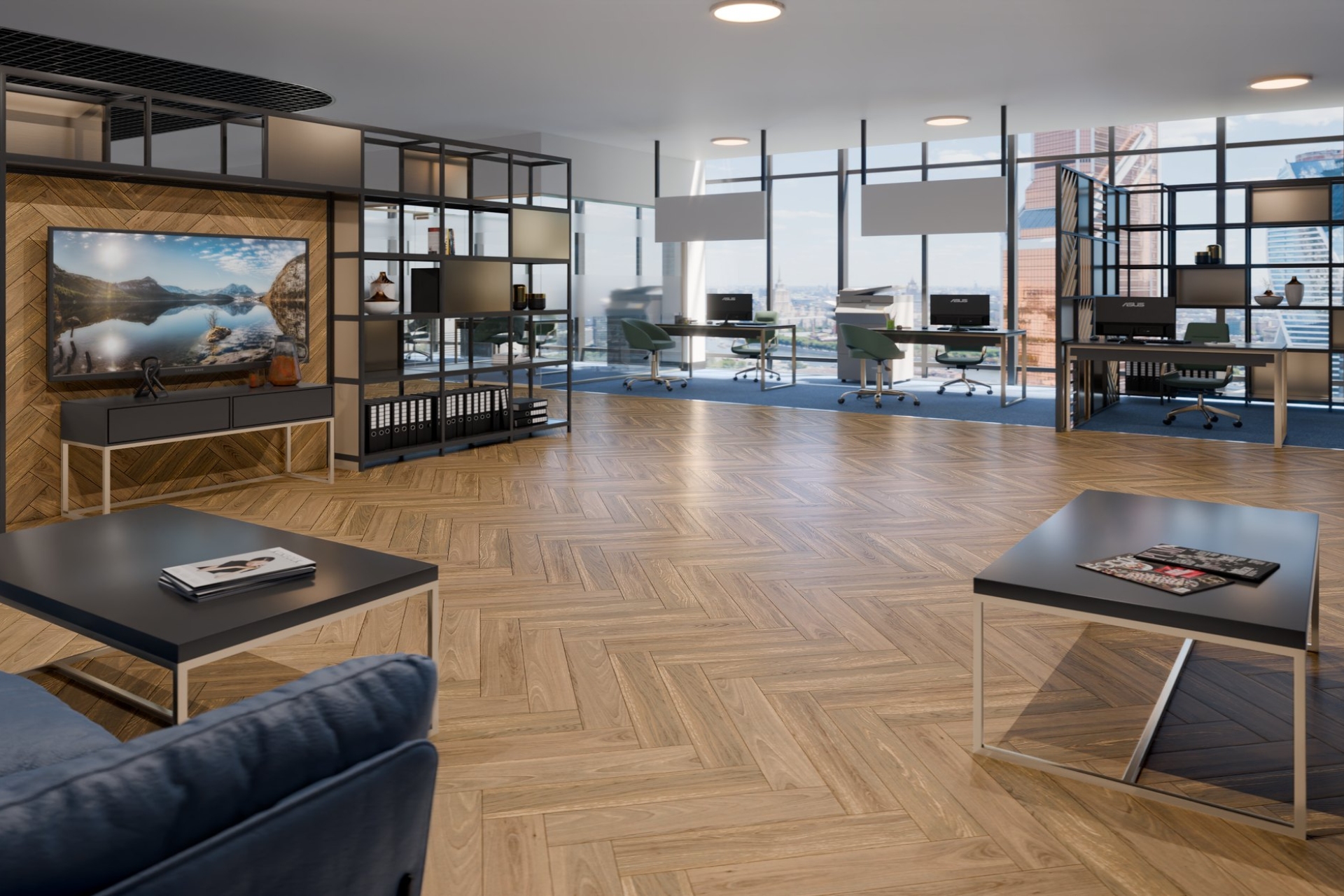 Инженерный паркет «Damy Floor» Натуральный (укладка елочкой) — купить в Симферополе