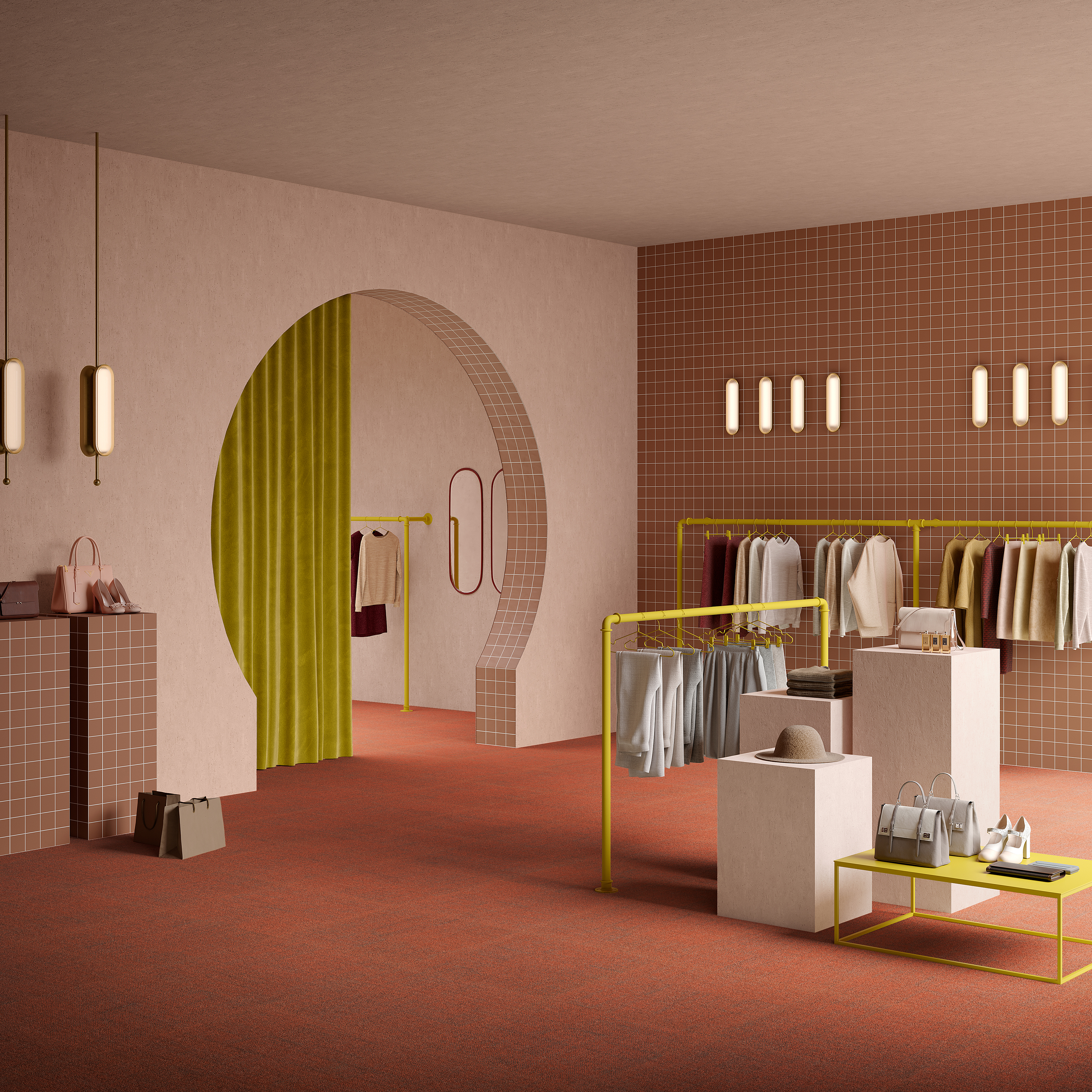 Ковровая плитка Mantra Tile 89 (500*500*6 мм) — купить в Симферополе