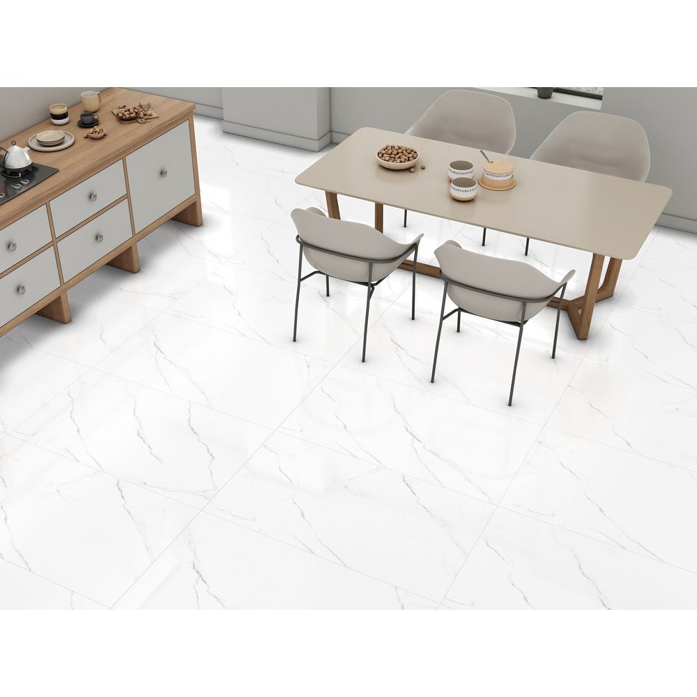 Керамогранит "Ennface" 600*1200 Carrara Bianco Матовый Белый — купить в Симферополе