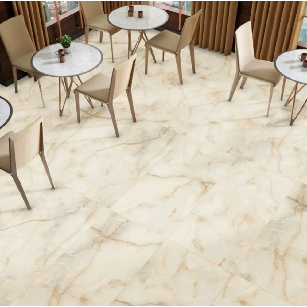 Керамогранит "Sonex" Honey onyx Glossy полированный 60x120x0.82см цвет бежевый с разводами — купить в Симферополе
