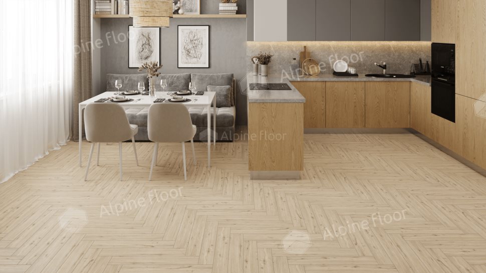 Ламинат "Alpine Floor" Herringbone 12 PRO Дуб Лион (606*101*12 мм) — купить в Симферополе