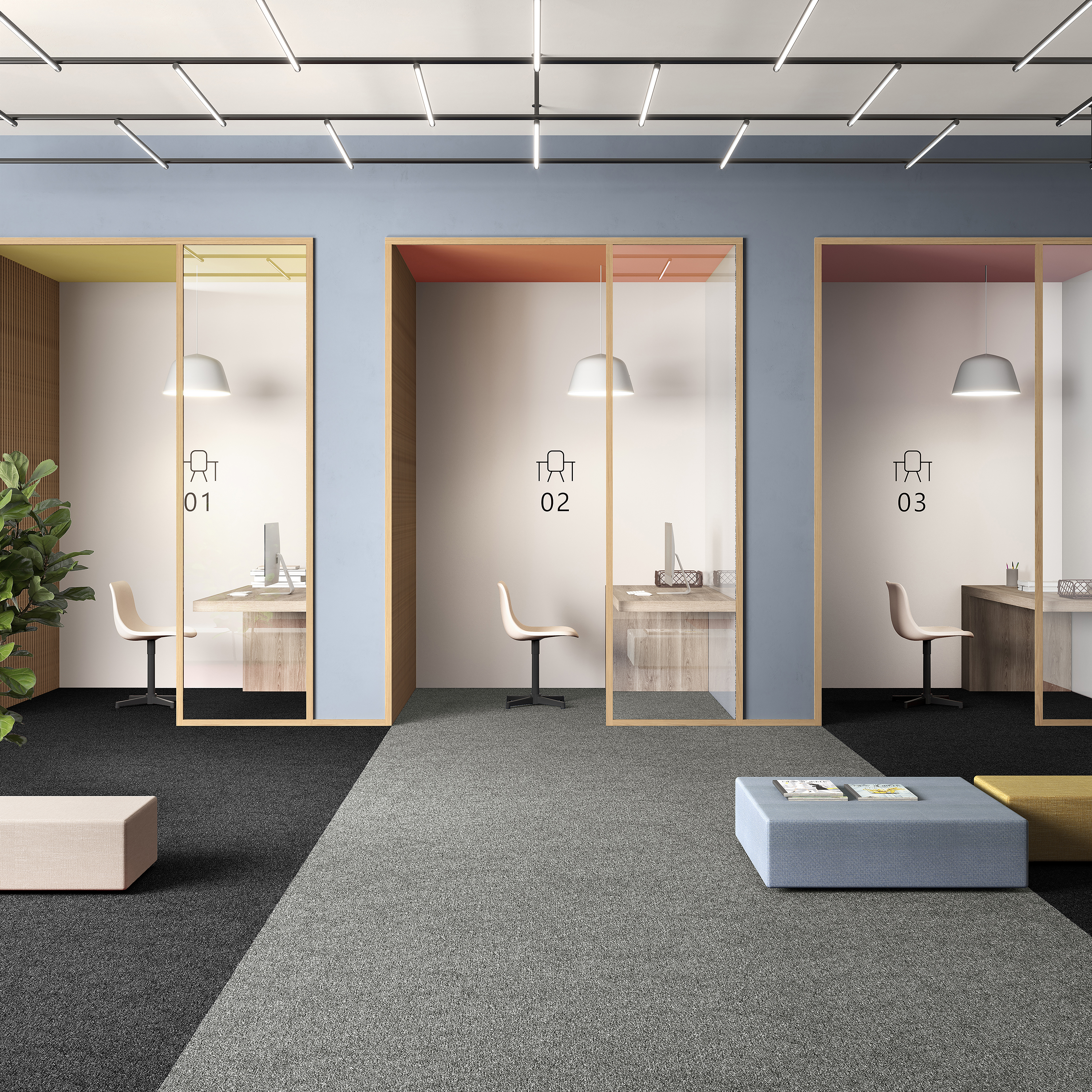 Ковровая плитка Medusa Tile 94 (500*500*5 мм) — купить в Симферополе