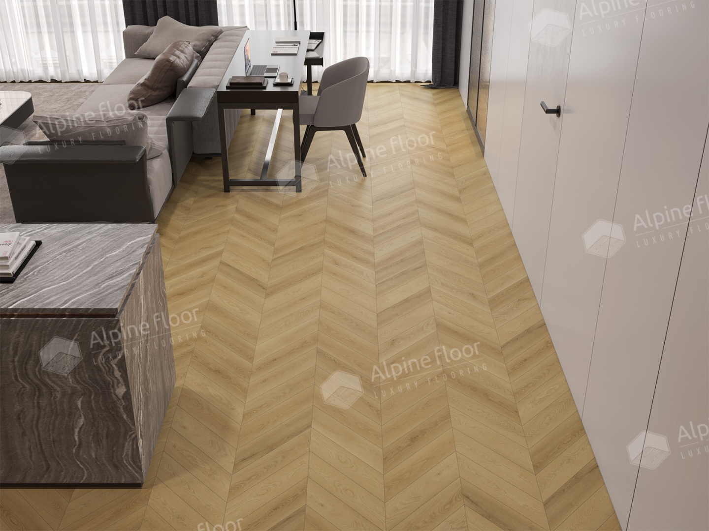 Ламинат "Alpine Floor" Дуб Пиренеи (550*112*12 мм) — купить в Симферополе