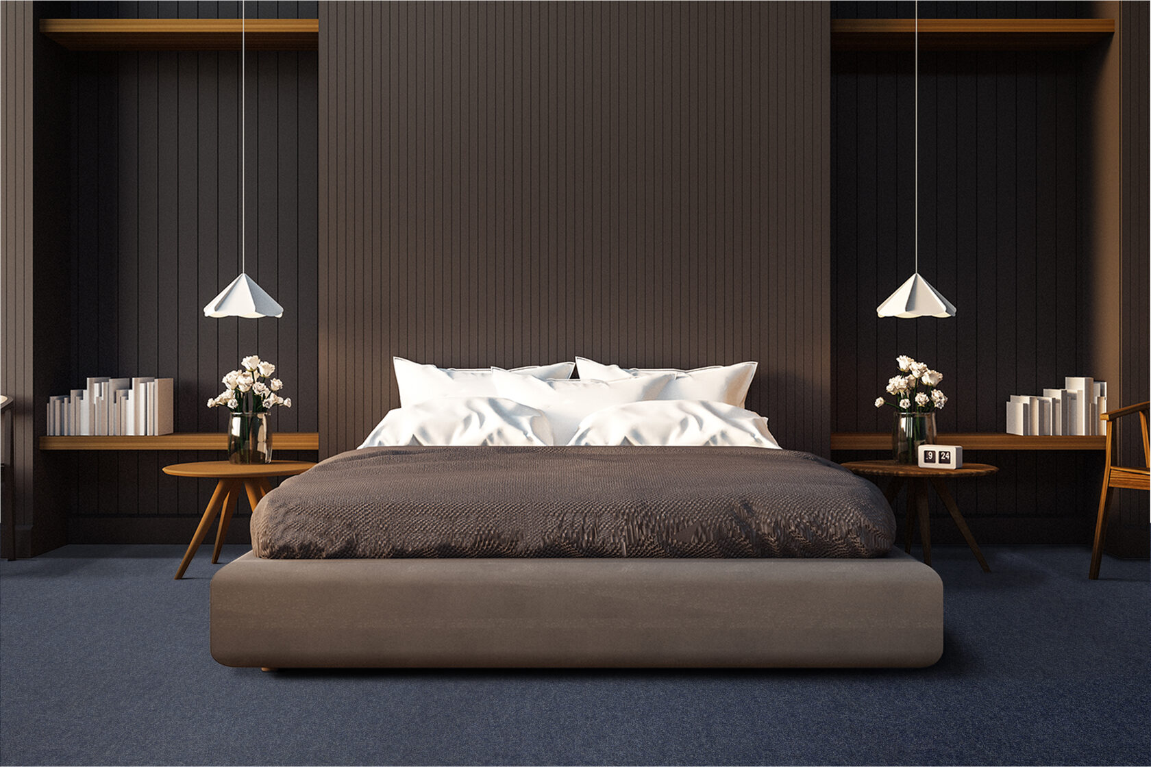 Ковровое покрытие "Bonkeel" Color Rib Blue Bottle 78 (ширина 1м/3м/4м) — купить в Симферополе