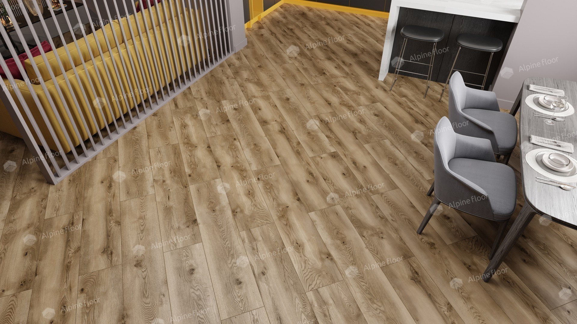 Ламинат "Alpine Floor" Дуб Комо (1285*280*8 мм) — купить в Симферополе