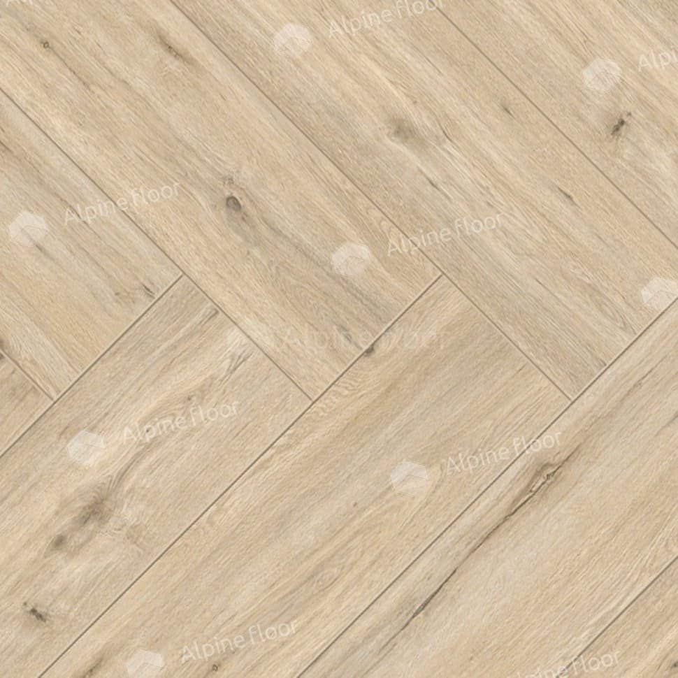 Ламинат "Alpine Floor" Herringbone Дуб Лион (606*101*8 мм) — купить в Симферополе