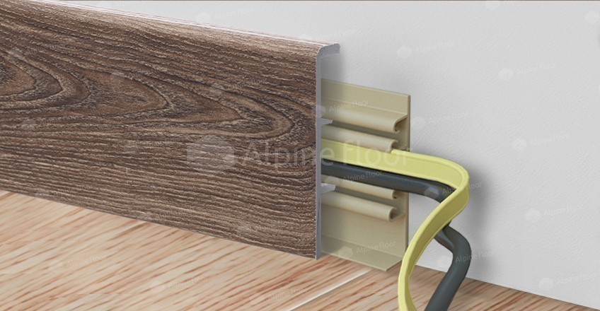 Напольный плинтус Rico Concept 80 Дуб фисташковый (2200*20*80 мм) — купить в Симферополе