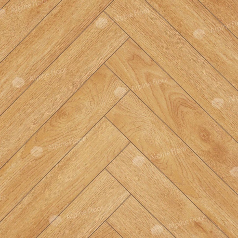 Ламинат "Alpine Floor" Herringbone 12 Дуб Пьемонт (600*100*12 мм) — купить в Симферополе