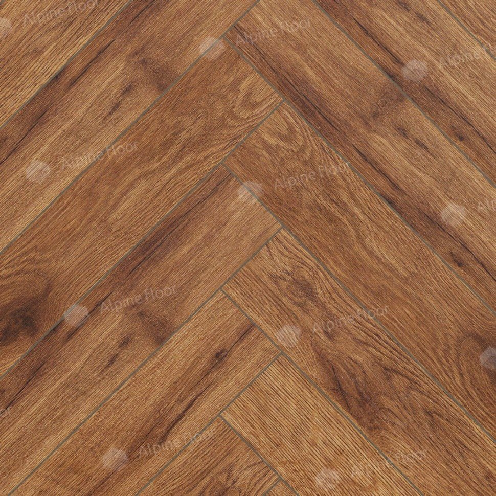 Ламинат "Alpine Floor" Herringbone 12 Дуб Умбрия (600*100*12 мм) — купить в Симферополе